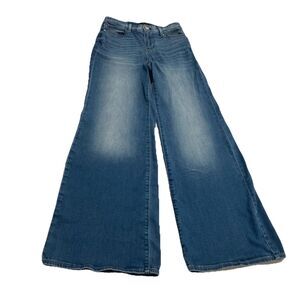 White House Black Market Extra High Rise Wide Leg Everyday Soft Jeans Size 2